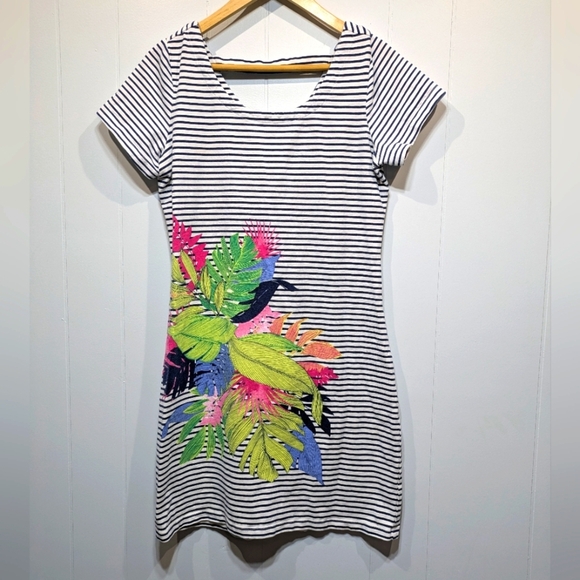 Tommy Bahama Sunset Shadow Dress‎ Size Small Tropical Vacation Beach - Picture 6 of 6